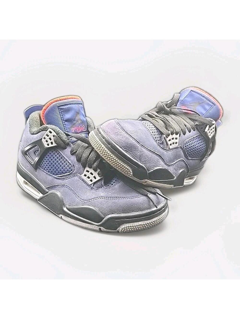 Nike Air Jordan 4 Retro Winter Loyal Blue 2019 Men's 7.5 CQ9597-401 Clean Flight